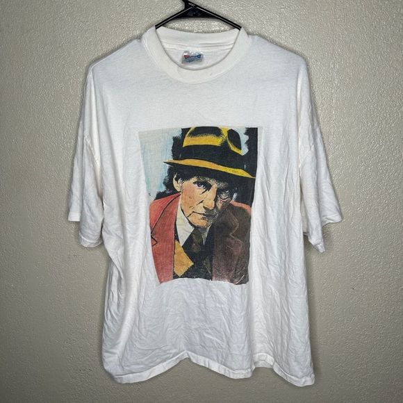 Vintage William S. Burroughs Portrait T Shirt XXL - Picture 2 of 7